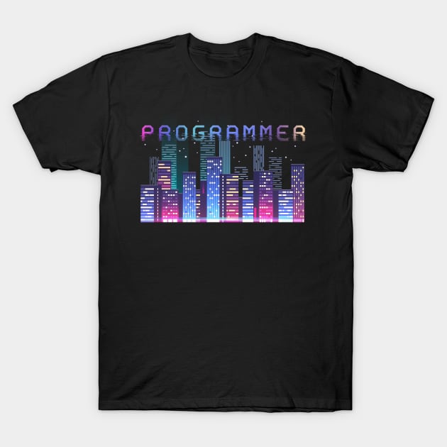 Programmer city T-Shirt by PlimPlom